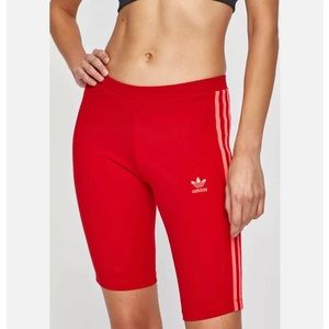 Adidas biker shorts red